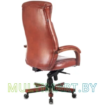 Кресло Бюрократ T-9922WALNUT/CHOK (светло-коричневый) картинка 2